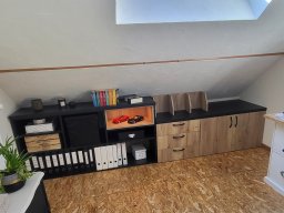 Bibliothèque pour soupente